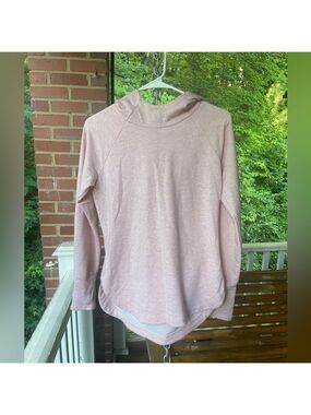 RBX PINK LONG SLEEVE PULLOVER | HOOD & THUMB HOLES | MOCK NECK |